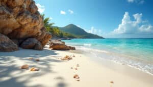 découvrez la plage du diamant en martinique, un véritable bijou côtier où le sable doré rencontre les eaux turquoise. parfait pour les amoureux de la nature et les amateurs de détente, ce site enchanteur offre des paysages à couper le souffle et des activités variées. ne manquez pas ce trésor caribéen lors de votre prochain voyage !