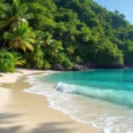 explorez l'anse madame, un véritable trésor caché de la martinique, où plage de sable fin, eaux cristallines et paysages époustouflants vous attendent. une destination idéale pour les amoureux de la nature et les amateurs de tranquillité.
