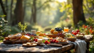 découvrez l'évasion en marne : une randonnée pittoresque à travers des paysages naturels suivie d'un délicieux buffet campagnard au vézier. une journée inoubliable alliant nature et gastronomie.