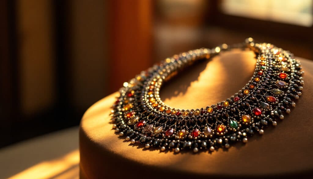 découvrez le collier de martinique, un précieux symbole de culture et d'identité, reflétant l'héritage riche et coloré de cette île des caraïbes. plongez dans l'histoire fascinante de cet accessoire traditionnel et son importance dans les traditions locales.