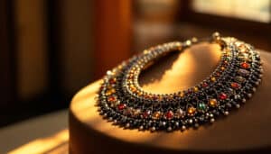 découvrez le collier de martinique, un précieux symbole de culture et d'identité, reflétant l'héritage riche et coloré de cette île des caraïbes. plongez dans l'histoire fascinante de cet accessoire traditionnel et son importance dans les traditions locales.