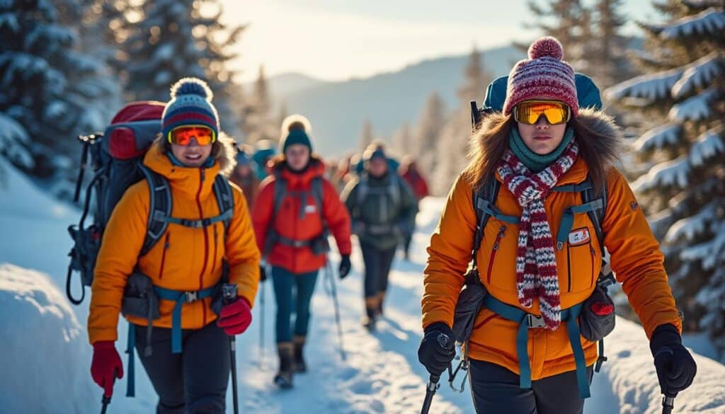 à grand-champ, plus de 350 passionnés se sont réunis pour célébrer la traditionnelle randonnée de noël, une occasion festive et conviviale en pleine nature.