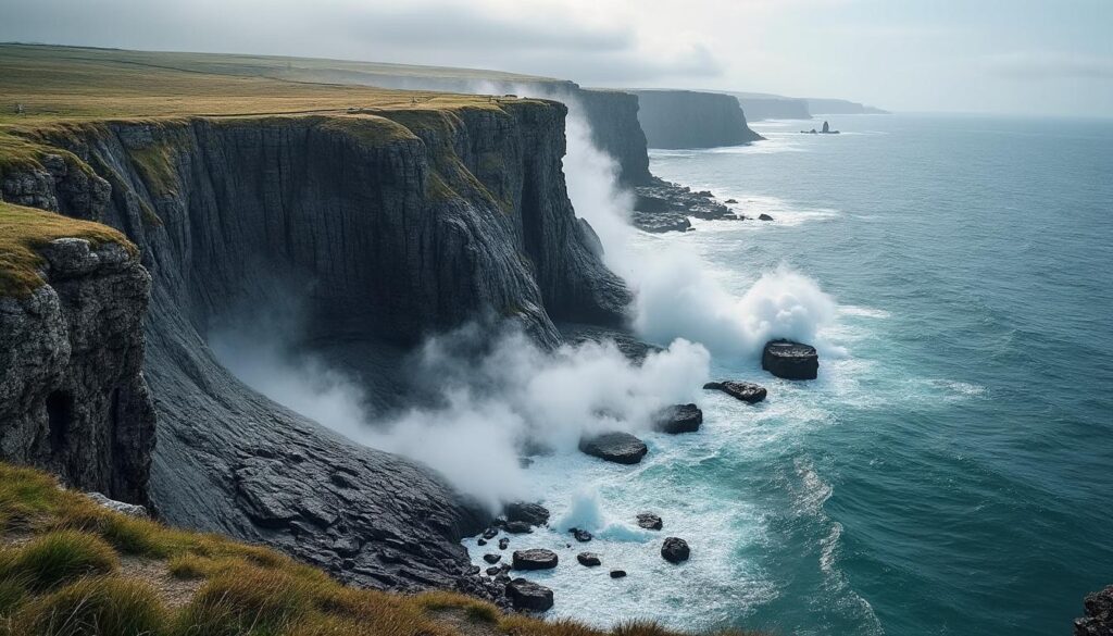découvrez les détails impressionnants de l'effondrement spectaculaire d'une falaise sur la presqu'île de crozon, dans le finistère, et ses conséquences sur la région.