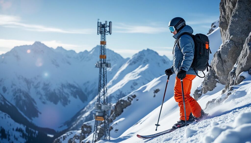 free étend la couverture 5g au-delà de 3000 mètres d'altitude, offrant une connexion optimale pour des vacances au ski toujours connectées.
