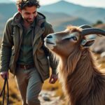 lors d'une randonnée, une chèvre attachante s'est prise d'affection pour mon mari et l'a suivi jusqu'au village, une histoire pleine de tendresse et de surprises.