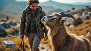 lors d'une randonnée, une chèvre attachante s'est prise d'affection pour mon mari et l'a suivi jusqu'au village, une histoire pleine de tendresse et de surprises.