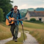 découvrez ycare, le « forrest gump de compostelle », qui parcourt la vendée à pied pour un périple musical unique alliant marche et concerts inoubliables.