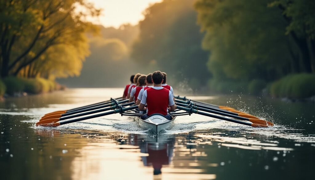 vivez l'aventure de dix-huit rameurs du yole club saint-politain qui voguent ensemble lors d'une magnifique randonnée sur le trieux, alliant sport et nature.